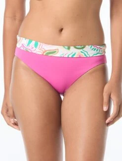 Coco Reef Verso High Waist Reversible Bikini Bottom - Solstice Bloom -BCBGMAXAZRIA Shop U7C289 110 alt04