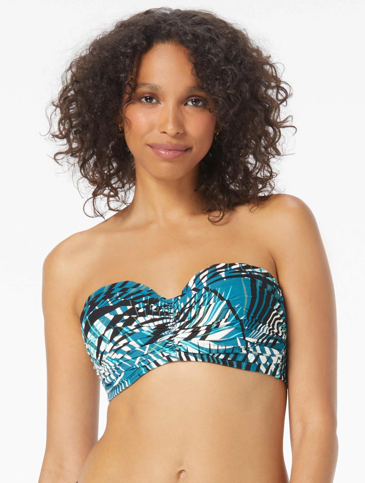 Coco Reef Charisma Bra Sized Underwire Bandeau Bikini Top - Endless Summer Palm 3 Coco Reef Charisma Bra Sized Underwire Bandeau Bikini Top - Endless Summer Palm - Image 3