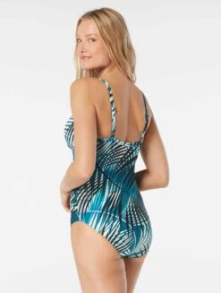 Coco Reef Enrapture Bra Sized Underwire One Piece Swimsuit - Endless Summer Palm 10 Coco Reef Enrapture Bra Sized Underwire One Piece Swimsuit - Endless Summer Palm -BCBGMAXAZRIA Shop U84476 349 alt03