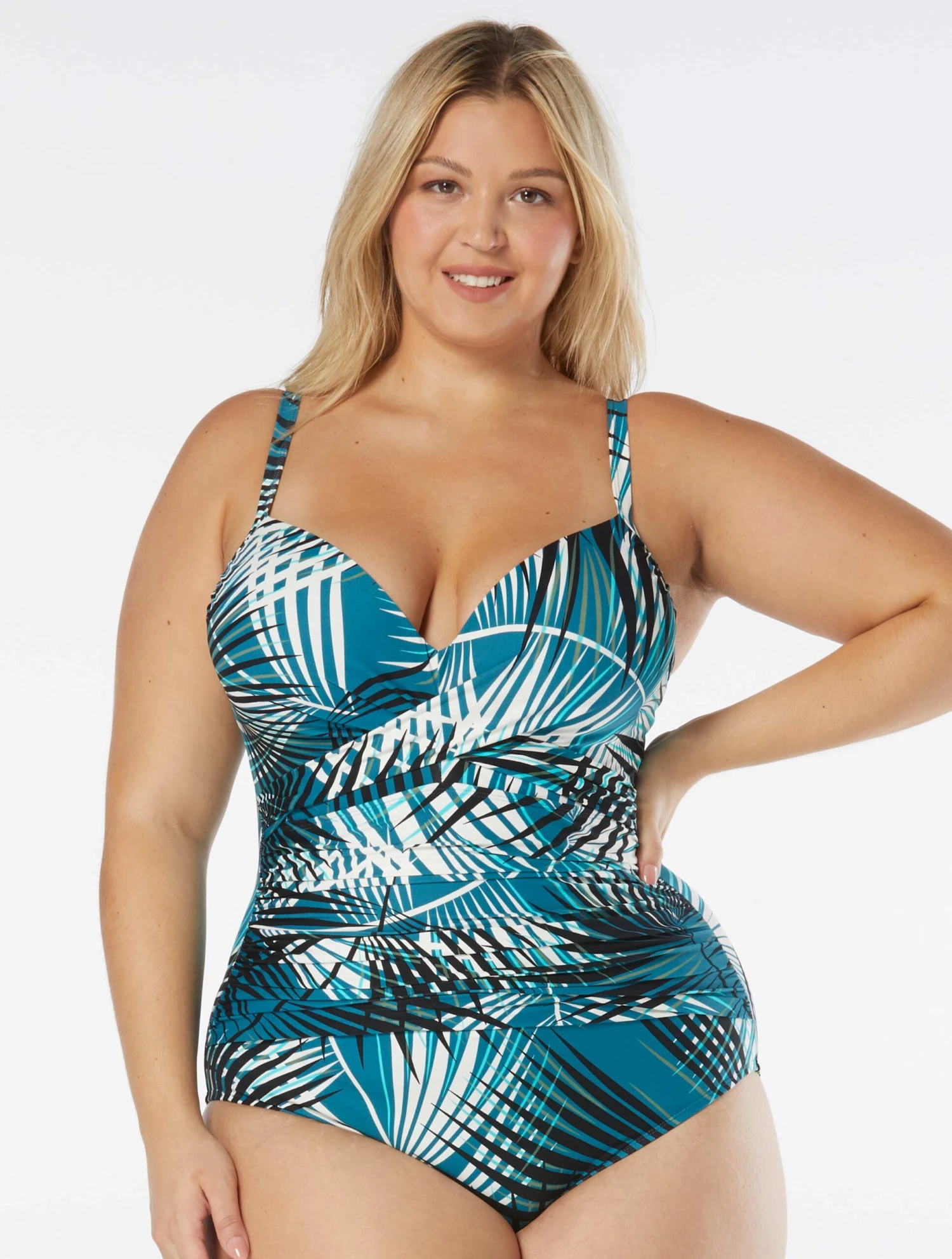 Coco Reef Enrapture Bra Sized Underwire One Piece Swimsuit - Endless Summer Palm 4 Coco Reef Enrapture Bra Sized Underwire One Piece Swimsuit - Endless Summer Palm - Image 4