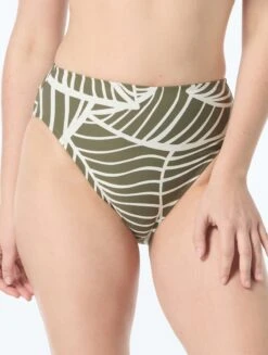 Coco Reef High Esteem High Leg High Waist Bikini Bottom - Graphic Palm -BCBGMAXAZRIA Shop U8E450 330 alt02