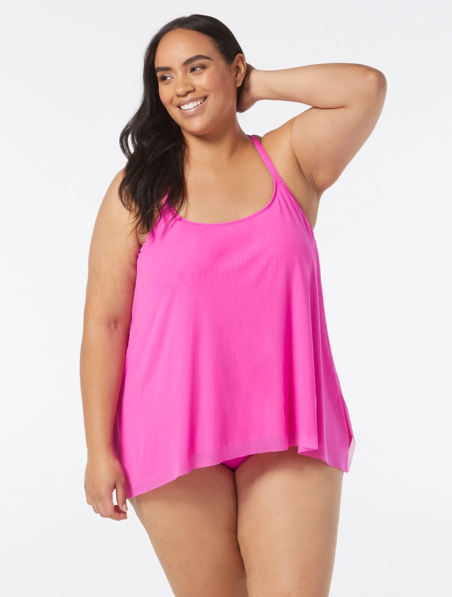 Coco Reef Current Bra Sized Mesh Layer Underwire Tankini Top - Solids 3 Coco Reef Current Bra Sized Mesh Layer Underwire Tankini Top - Solids - Image 3