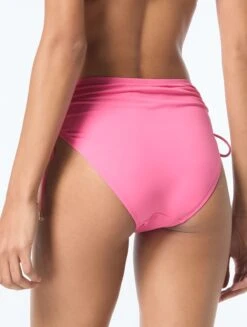 Coco Reef Inspire Shirred High Waist Bikini Bottom - Solids -BCBGMAXAZRIA Shop U95463 698 alt03