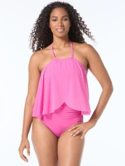 Coco Reef Quartz Bra Sized Underwire Mesh Layer Cropped Tankini Top - Classic Solids 7 Coco Reef Quartz Bra Sized Underwire Mesh Layer Cropped Tankini Top - Classic Solids -BCBGMAXAZRIA Shop U95624 625
