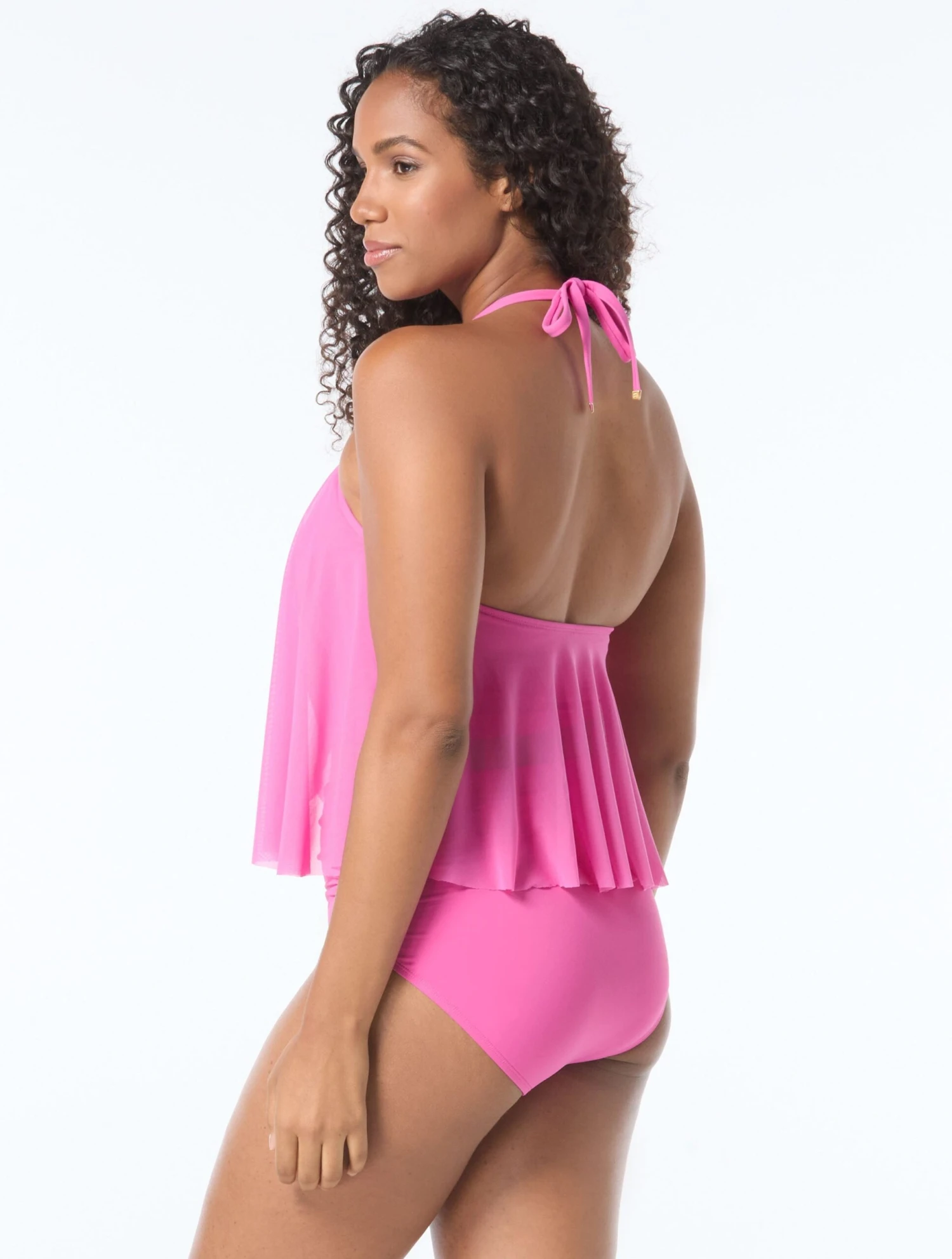 Coco Reef Quartz Bra Sized Underwire Mesh Layer Cropped Tankini Top - Classic Solids 4 Coco Reef Quartz Bra Sized Underwire Mesh Layer Cropped Tankini Top - Classic Solids - Image 4