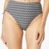 Coco Reef Inspire Shirred High Waist Bikini Bottom - Tiki Diamond