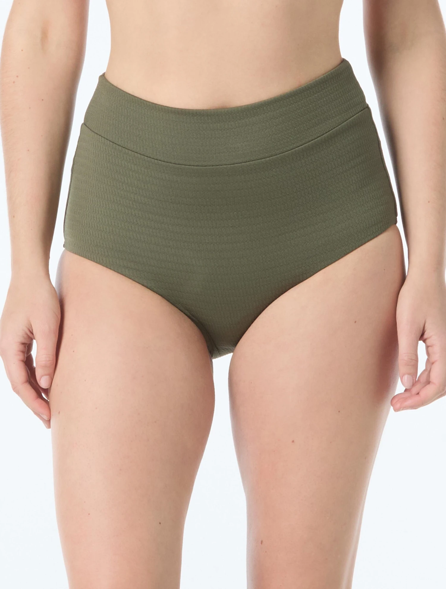 Coco Reef Delight High Waist Bikini Bottom - Raffia Texture 1 Coco Reef Delight High Waist Bikini Bottom - Raffia Texture