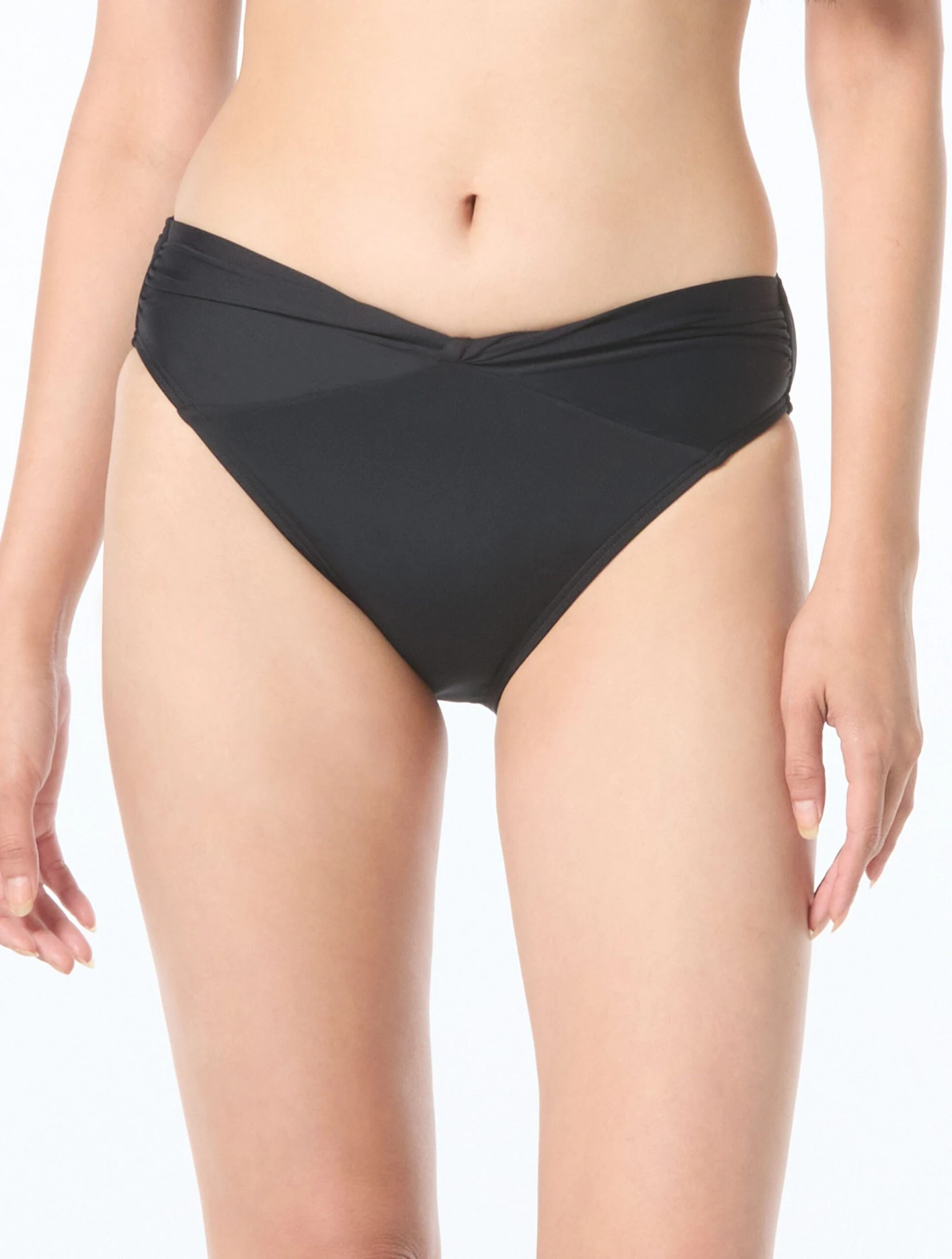 Vince Camuto Twist High Bikini Bottom - Solids 1 Vince Camuto Twist High Bikini Bottom - Solids