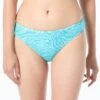 Vince Camuto Sequined Bikini Bottom - Aqua Swirl
