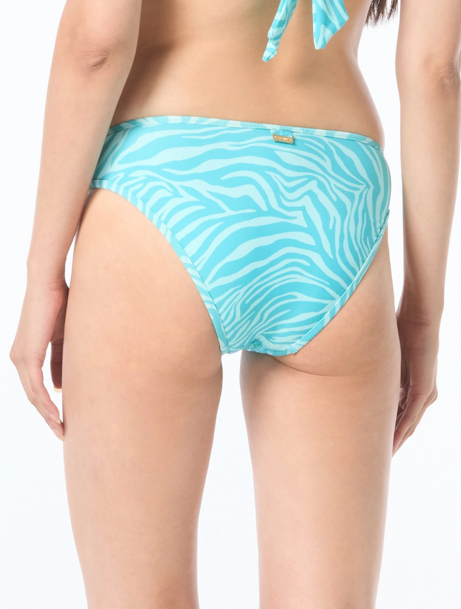 Vince Camuto Sequined Bikini Bottom - Aqua Swirl 2 Vince Camuto Sequined Bikini Bottom - Aqua Swirl - Image 2