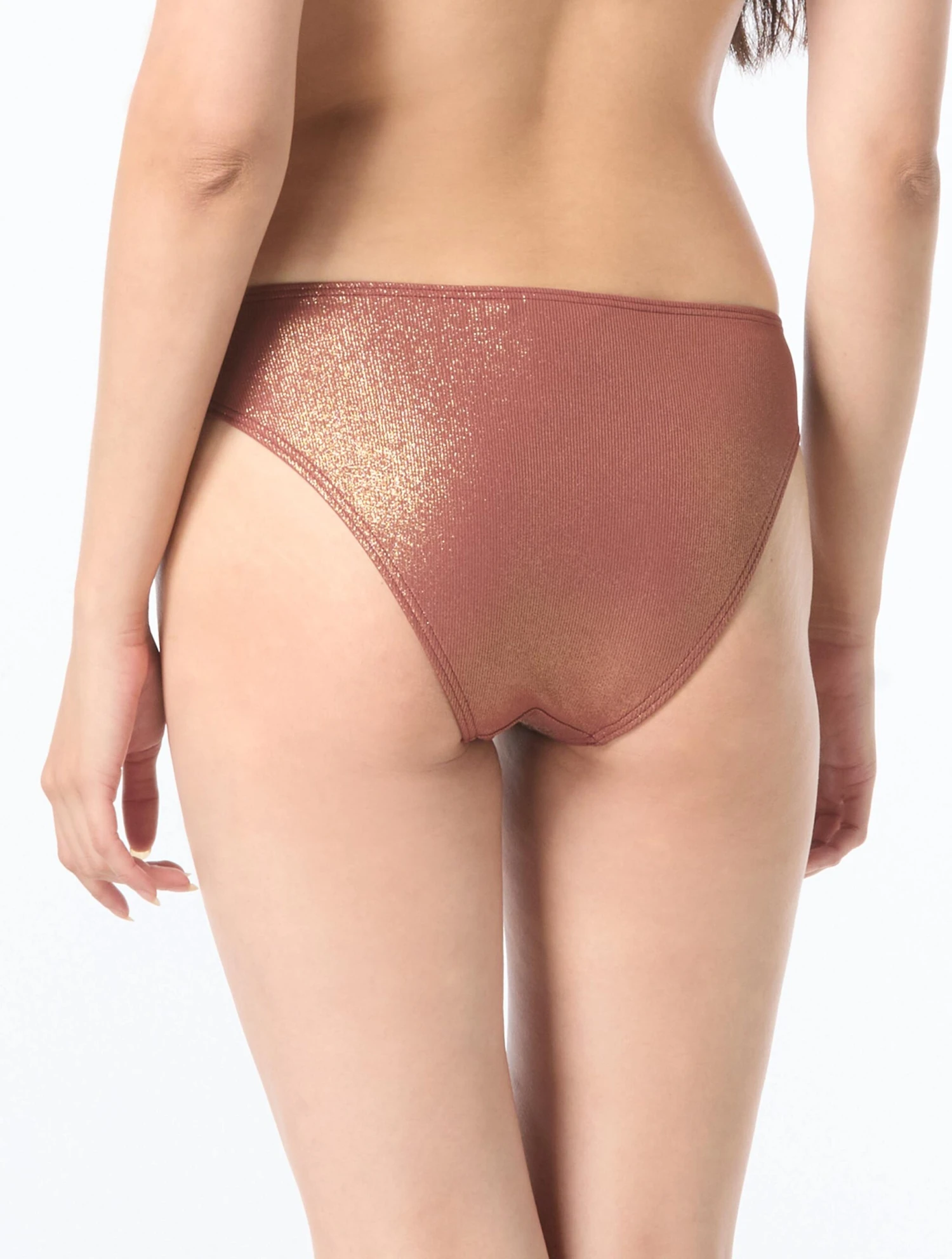 Vince Camuto High Cut Bikini Bottom - Twilight Rib 2 Vince Camuto High Cut Bikini Bottom - Twilight Rib - Image 2