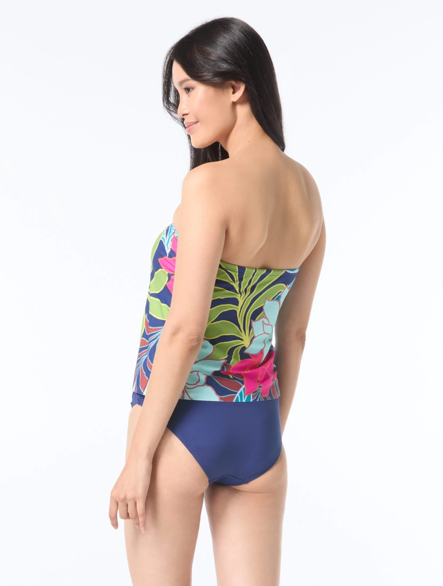 Vince Camuto Draped Bandini Top - Fiji Floral 2 Vince Camuto Draped Bandini Top - Fiji Floral - Image 2