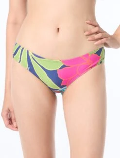 Vince Camuto Shirred Back Bikini Bottom - Fiji Floral