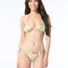 Vince Camuto String Tie Bikini Top - Gold Dusk Fiji Floral