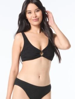 Vince Camuto Ring Bikini Top - Ocean Ripple