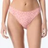 Vince Camuto High Cut Bikini Bottom - Small Animal