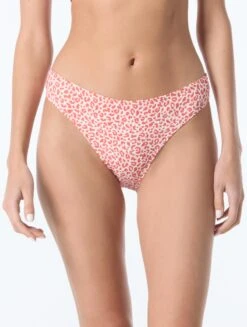 Vince Camuto High Cut Bikini Bottom - Small Animal