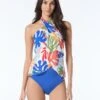 Vince Camuto Cross Over Tankini Top - Matisse