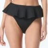 Vince Camuto High Leg Skirted Bikini Bottom - Scuba