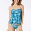 Vince Camuto Chain Halter Blouson Tankini Top - Nile Boa