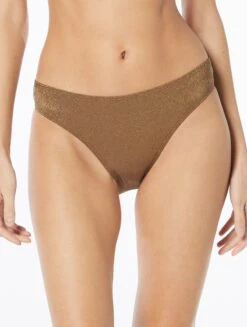 Vince Camuto High Cut Bikini Bottom - Bronzed Goddess