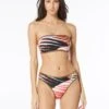 Vince Camuto Reversible Bandeau Bikini Top - Riviera Palm