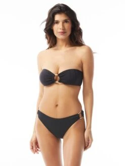 Vince Camuto Ring Bandeau Bikini Top - Ripple Effect