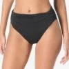 Carmen Marc Valvo Shirred Bikini Bottom - Solids