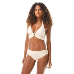 Carmen Marc Valvo Ruched Halter Bikini Top - Sunlit Seas -BCBGMAXAZRIA Shop c1d276 113 b31b3bcc cfb8 49e3 990c c98845df384b