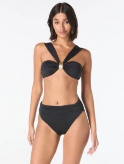 Carmen Marc Valvo Bandeau Bikini Top - Goddess Collection