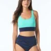 Beach House Sport Empower Crop Top - Colorblock