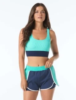Beach House Sport Empower Crop Top - Colorblock -BCBGMAXAZRIA Shop h2g178 511 alt02 1