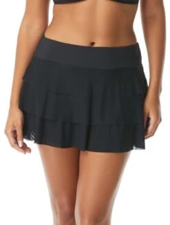 Beach House Cadence Pull On Swim Skort - Beach Solids