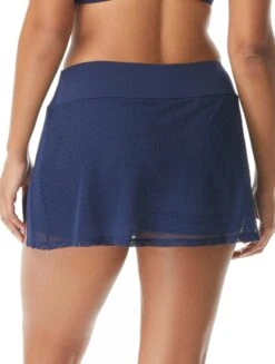 Beach House Excel Mesh Swim Skort - Beach Solids -BCBGMAXAZRIA Shop h47910 511 alt01 r 1