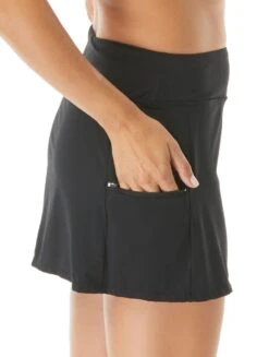 Beach House Emma Pull On Swim Skort - Beach Solids -BCBGMAXAZRIA Shop h58371 001 alt02 r 4