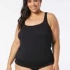 Beach House Sport Plus Brandy Tankini Top - Pique Solids