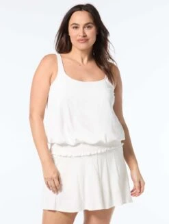 Beach House Sport Plus Brandy Tankini Top - Pique Solids -BCBGMAXAZRIA Shop hw51352 100