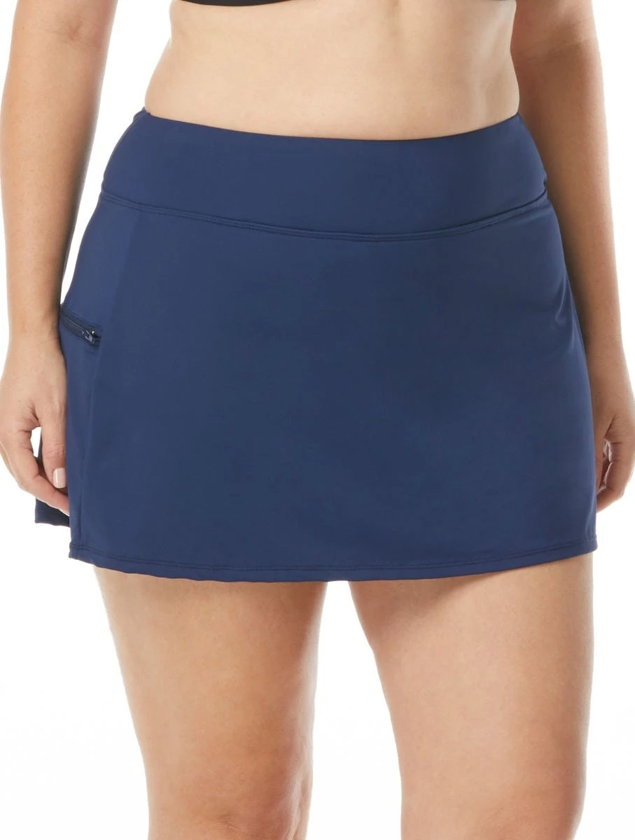 Beach House Plus Size Emma Pull On Swim Skort - Beach Solids 7 Beach House Plus Size Emma Pull On Swim Skort - Beach Solids - Image 7