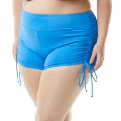 Beach House Plus Size Blake Side Tie Swim Short - Beach Solids -BCBGMAXAZRIA Shop hw58084 504 2b407b96 0dae 4d1c a349 5464949d7747
