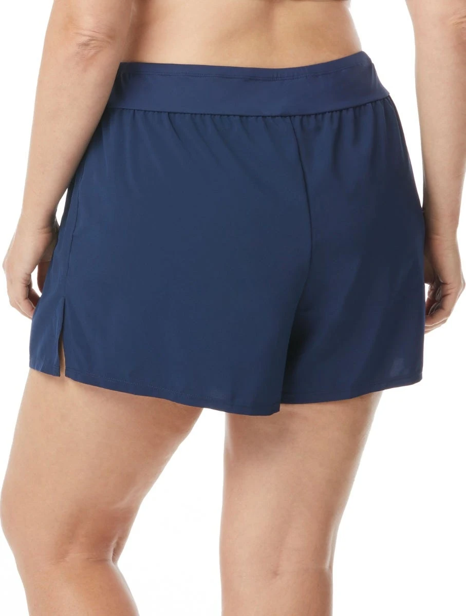 Beach House Plus Size April Stretch Woven Beach Short - Beach Solids 4 Beach House Plus Size April Stretch Woven Beach Short - Beach Solids - Image 4