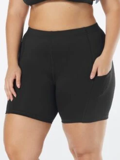 Beach House Sport Plus Size Indy Swim Short - Beach Solids -BCBGMAXAZRIA Shop hw58395 001