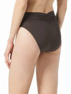 MICHAEL Michael Kors Shirred High Leg Bikini Bottom - Solids -BCBGMAXAZRIA Shop mm2r065 212 lt01 3 ff1fecd7 5434 42df 822b 87e9822bfc66