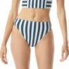 MICHAEL Michael Kors High Leg Bikini Bottom - Solids