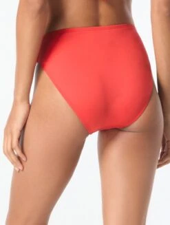 MICHAEL Michael Kors High Leg Bikini Bottom - Solids -BCBGMAXAZRIA Shop mm2r291 662 alt01 1