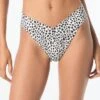 MICHAEL Michael Kors High Leg Bikini Bottom - Spot