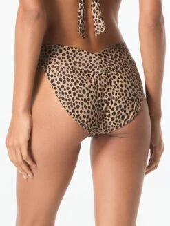 MICHAEL Michael Kors High Leg Bikini Bottom - Spot 7 MICHAEL Michael Kors High Leg Bikini Bottom - Spot -BCBGMAXAZRIA Shop mm54114 221 alt01 1