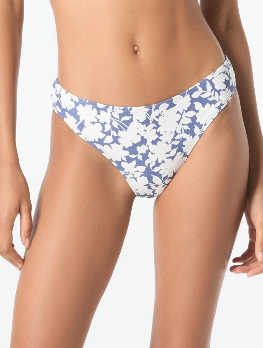 MICHAEL Michael Kors Classic Bikini Bottom - Monotone Floral 3 MICHAEL Michael Kors Classic Bikini Bottom - Monotone Floral - Image 3
