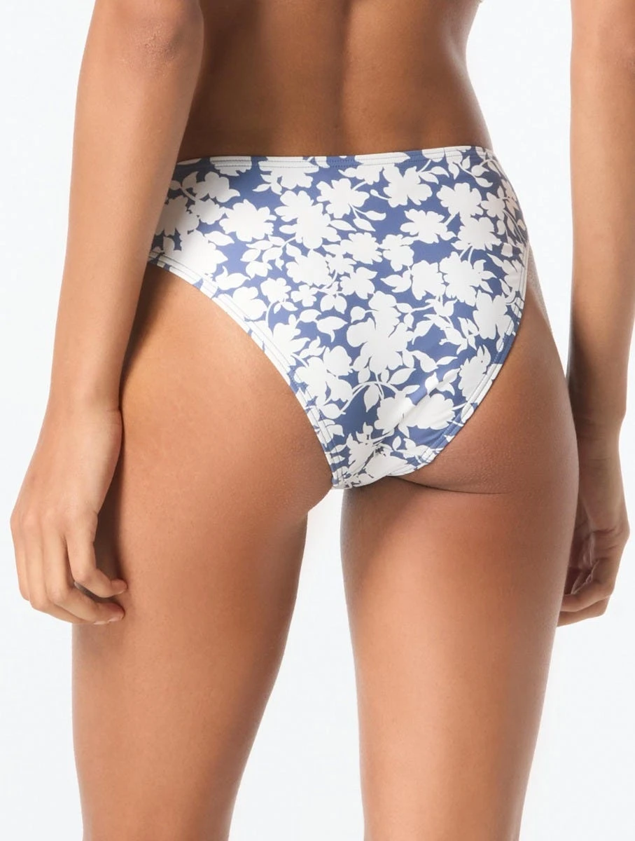MICHAEL Michael Kors Classic Bikini Bottom - Monotone Floral 4 MICHAEL Michael Kors Classic Bikini Bottom - Monotone Floral - Image 4
