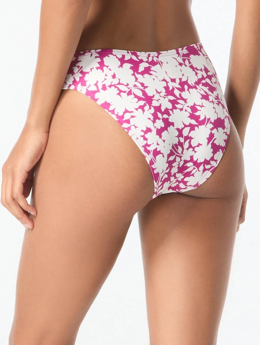 MICHAEL Michael Kors Classic Bikini Bottom - Monotone Floral 6 MICHAEL Michael Kors Classic Bikini Bottom - Monotone Floral - Image 6