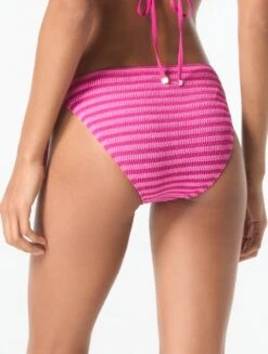 MICHAEL Michael Kors String Bikini Bottom - Monotone Textured Stripes -BCBGMAXAZRIA Shop mm56192 693 alt01 1